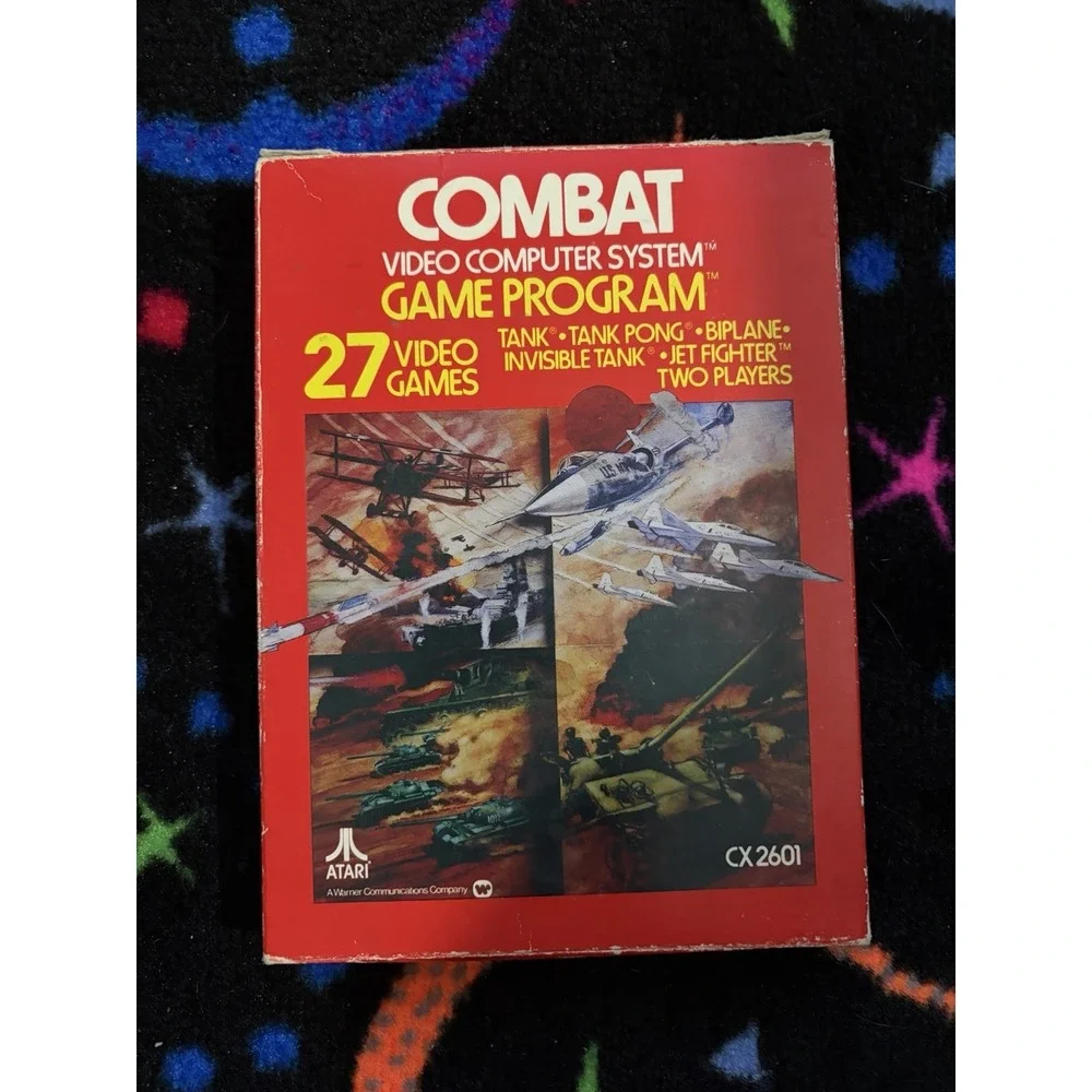 Combat (Atari 2600) Video Game Cartridge In Box No Manual Atari